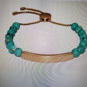 Turquoise adjustable bracelet